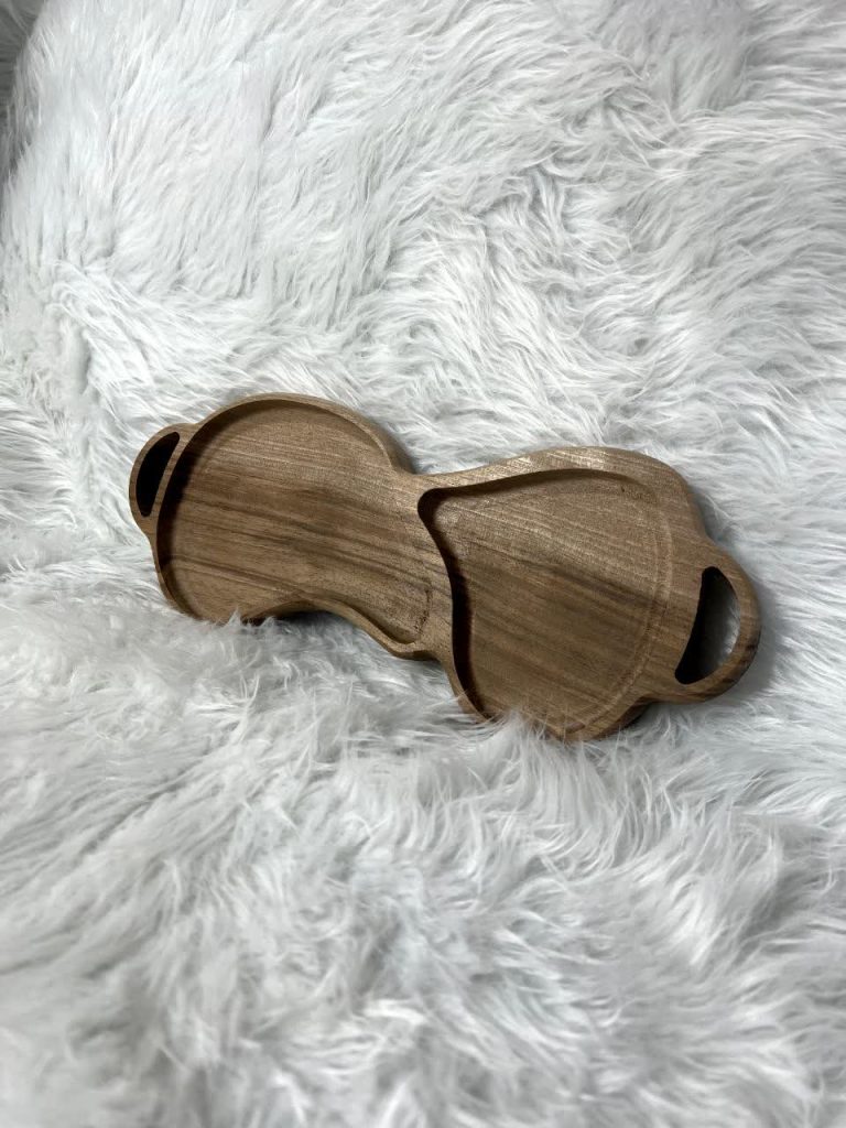 اردو خوری دو خانه چوب گردو1