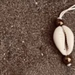 دستبند صدفی تکی بیضی