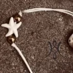 دستبند صدفی تکی ستاره ای