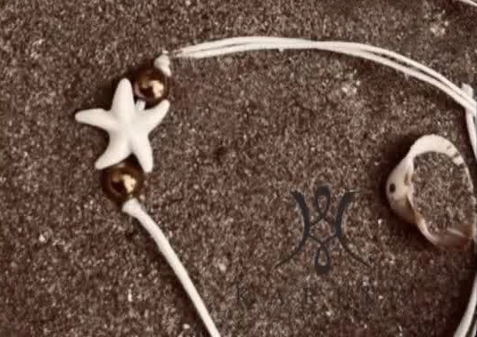 دستبند صدفی تکی ستاره ای دستبند صدفی تکی ستاره ای