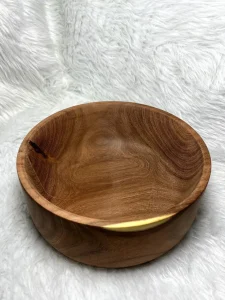 کاسه شکلات خوری بزرگ چوب کهور1